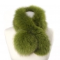 Preview: Fox Fur Collar, green